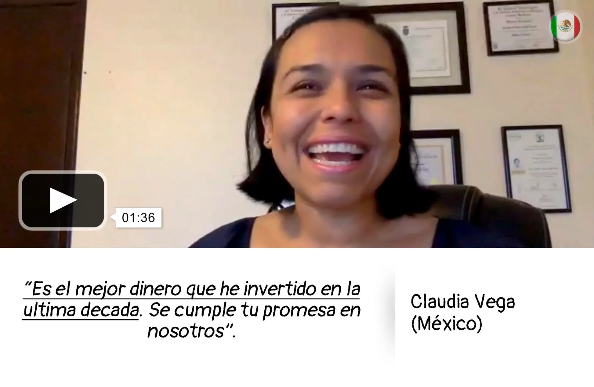 testimonio